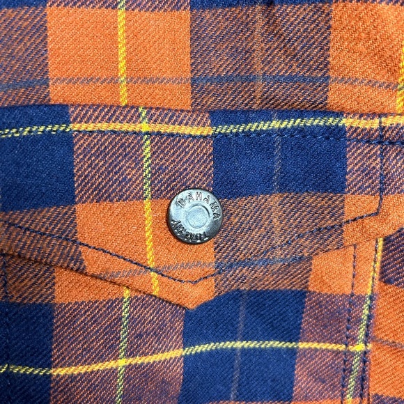 Tommy Bahama Boys Plaid Flannel Shacket Fleece Lined Snap Front NEW Size XXL 16 - Picture 3 of 7